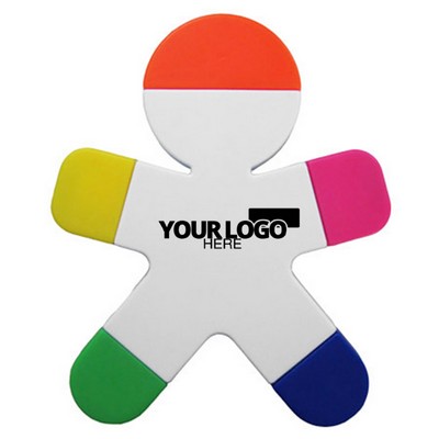 Adorable Human-Shaped Highlighter