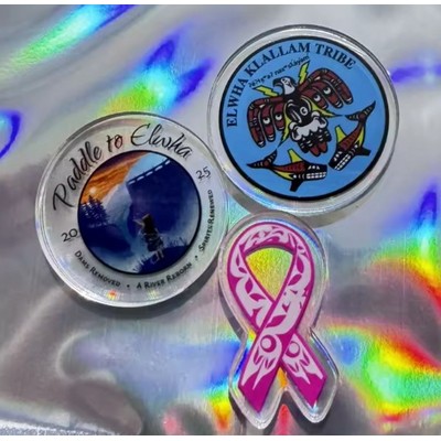 Acrylic Straw Topper Covers (Custom Shaped)