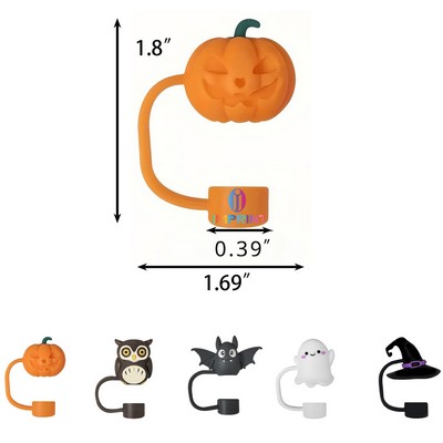 0.4" Dust-Proof Reusable Straw Tips Lids