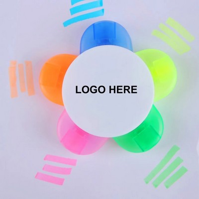 5 Prong Multicolor Highlighter