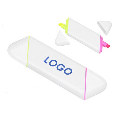Dual-Tip Fluorescent Highlight Pen